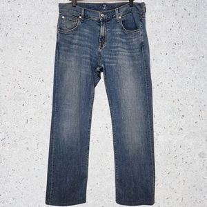 7 For All Mankind Austyn Relaxed Fit Blue Light Wash Size 32